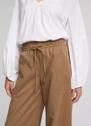 MID RISE COTTON DRAWSTRING PAN 158AMD
