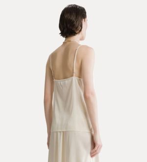HEAVY STRETCH SILK SATIN SPAGH AVORIO 0014