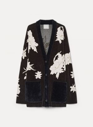 THE LOTUS CHENILLE JACQUARD CA NERO 8001