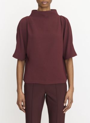 DRAPED FUNNEL NK TOP 600BLR