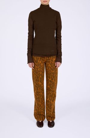 A1040513 MARL MESH TURTLENECK ZWX DEMITASSE