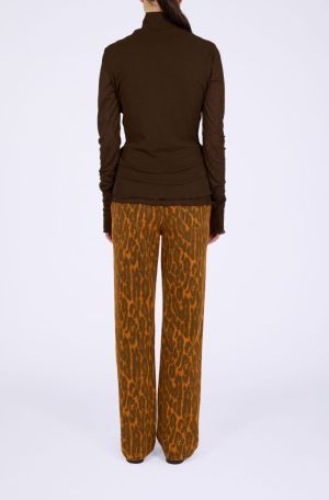 A1040513 MARL MESH TURTLENECK ZWX DEMITASSE