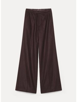 WOOL CLOTH HIGH WAIST PANTS FONDANT 3012