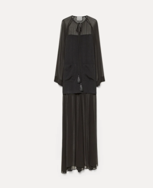 CREPE MOUSSE AND GEORGETTE CHI BLACK 8011