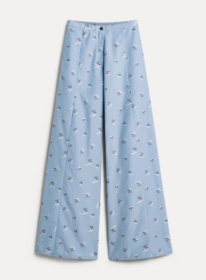 LE PIC NIC TAFFETAS LOOSE PANT CIELO 5024