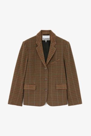 A1020109 HEAVY CHECK TWILL BLA MULTICOLOUR 999